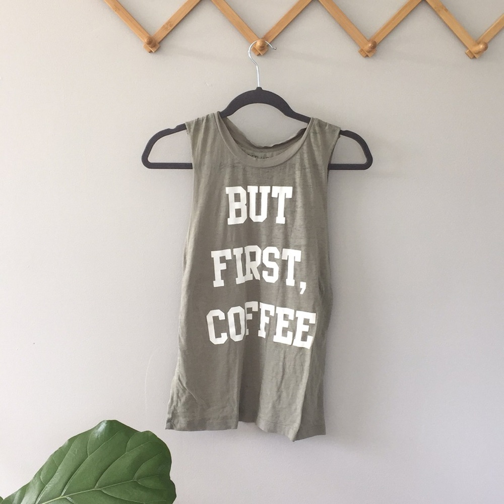 But first coffee tank